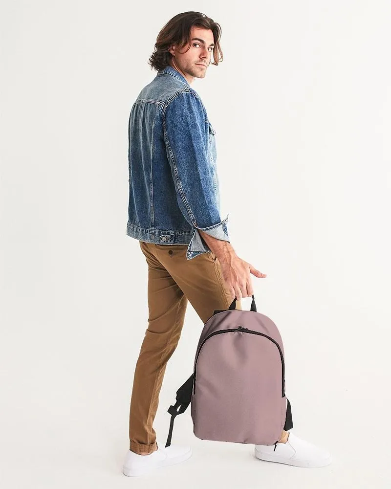 Shaded Pale Pastel Pink Brown Waterproof Backpack | C0M30Y15K30