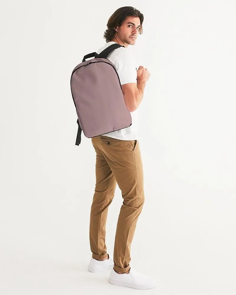 Shaded Pale Pastel Pink Brown Waterproof Backpack | C0M30Y15K30