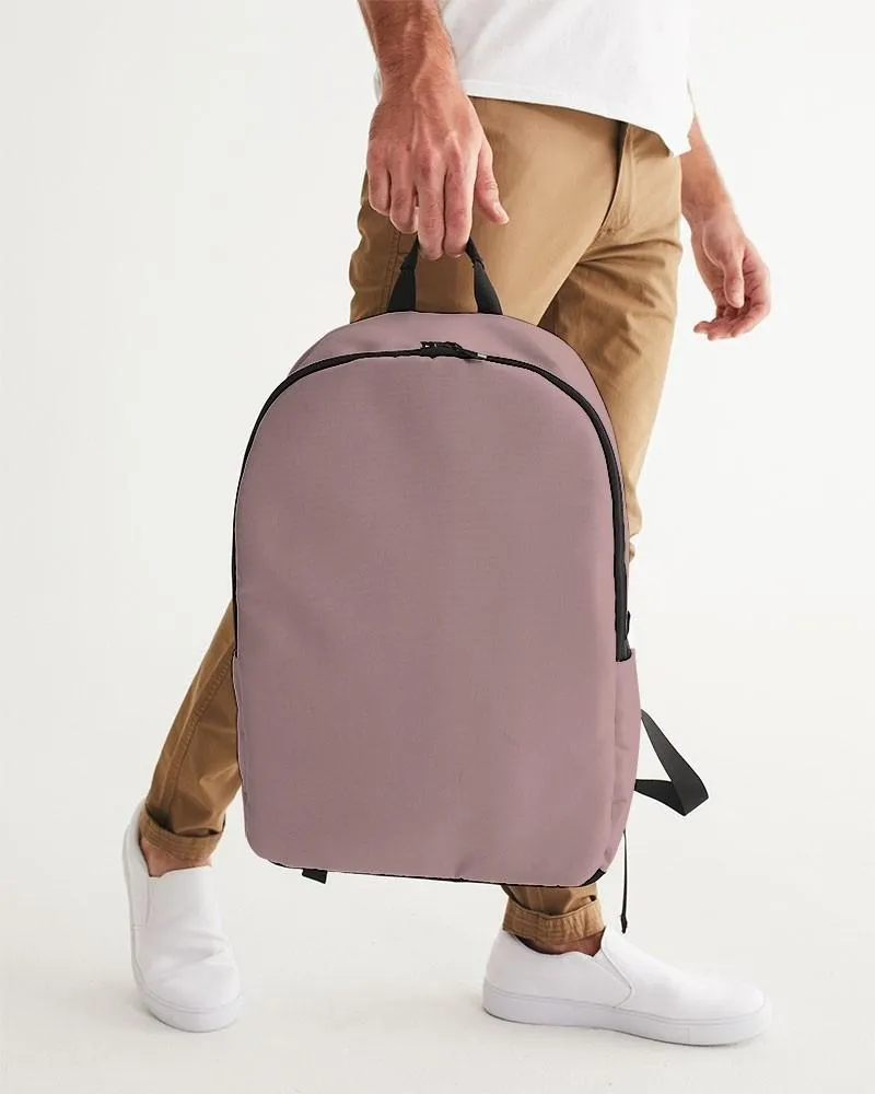 Shaded Pale Pastel Pink Brown Waterproof Backpack | C0M30Y15K30