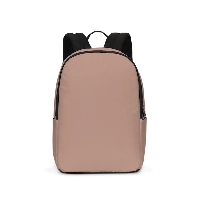 Shaded Pale Pastel Red Brown Waterproof Backpack | C0M30Y30K30