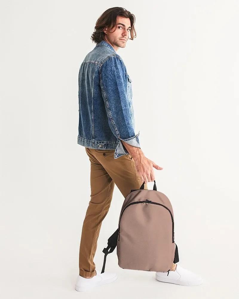 Shaded Pale Pastel Red Brown Waterproof Backpack | C0M30Y30K30