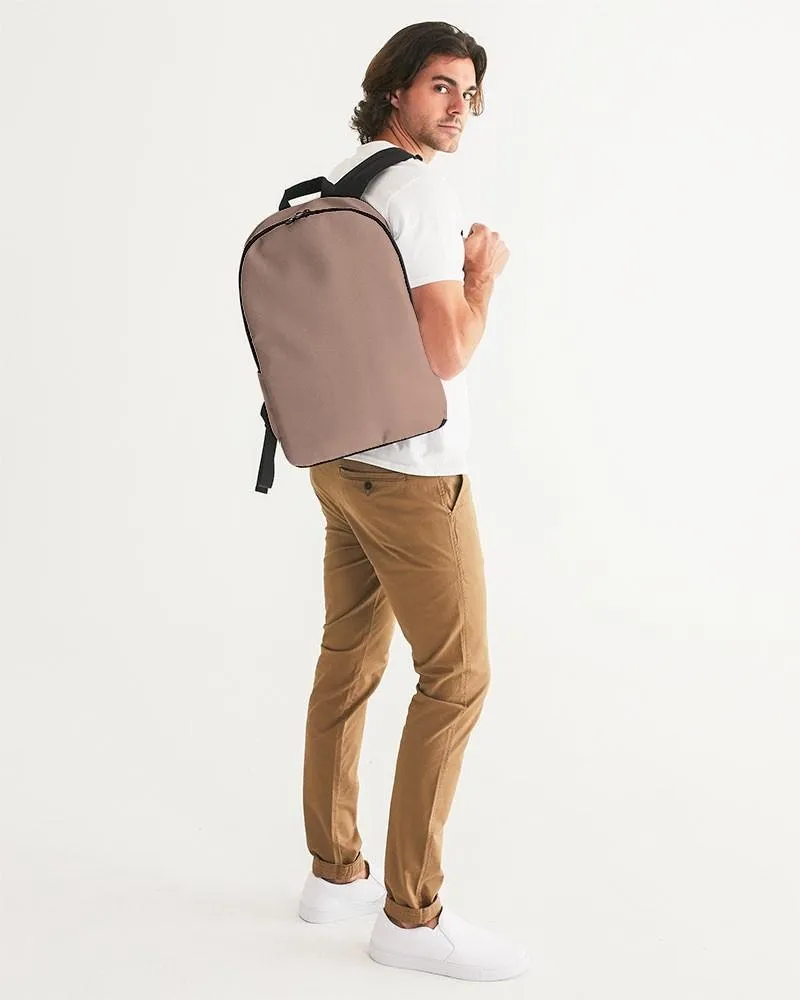 Shaded Pale Pastel Red Brown Waterproof Backpack | C0M30Y30K30