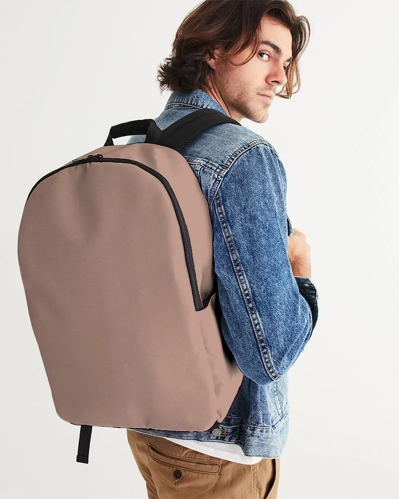 Shaded Pale Pastel Red Brown Waterproof Backpack | C0M30Y30K30