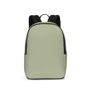 Shaded Pale Pastel Warm Green Gray Waterproof Backpack | C8M0Y30K30