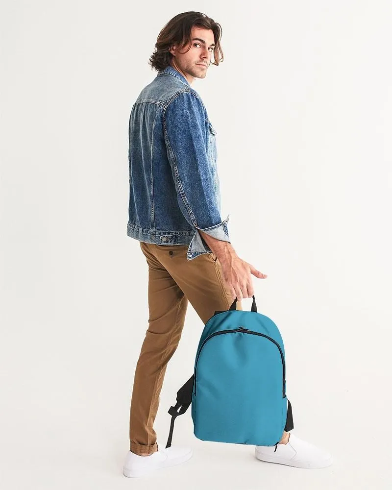Shaded Pastel Cyan Waterproof Backpack | C60M0Y0K30