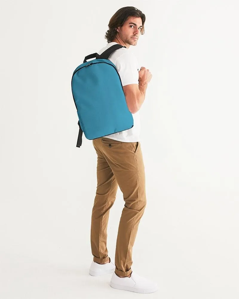 Shaded Pastel Cyan Waterproof Backpack | C60M0Y0K30