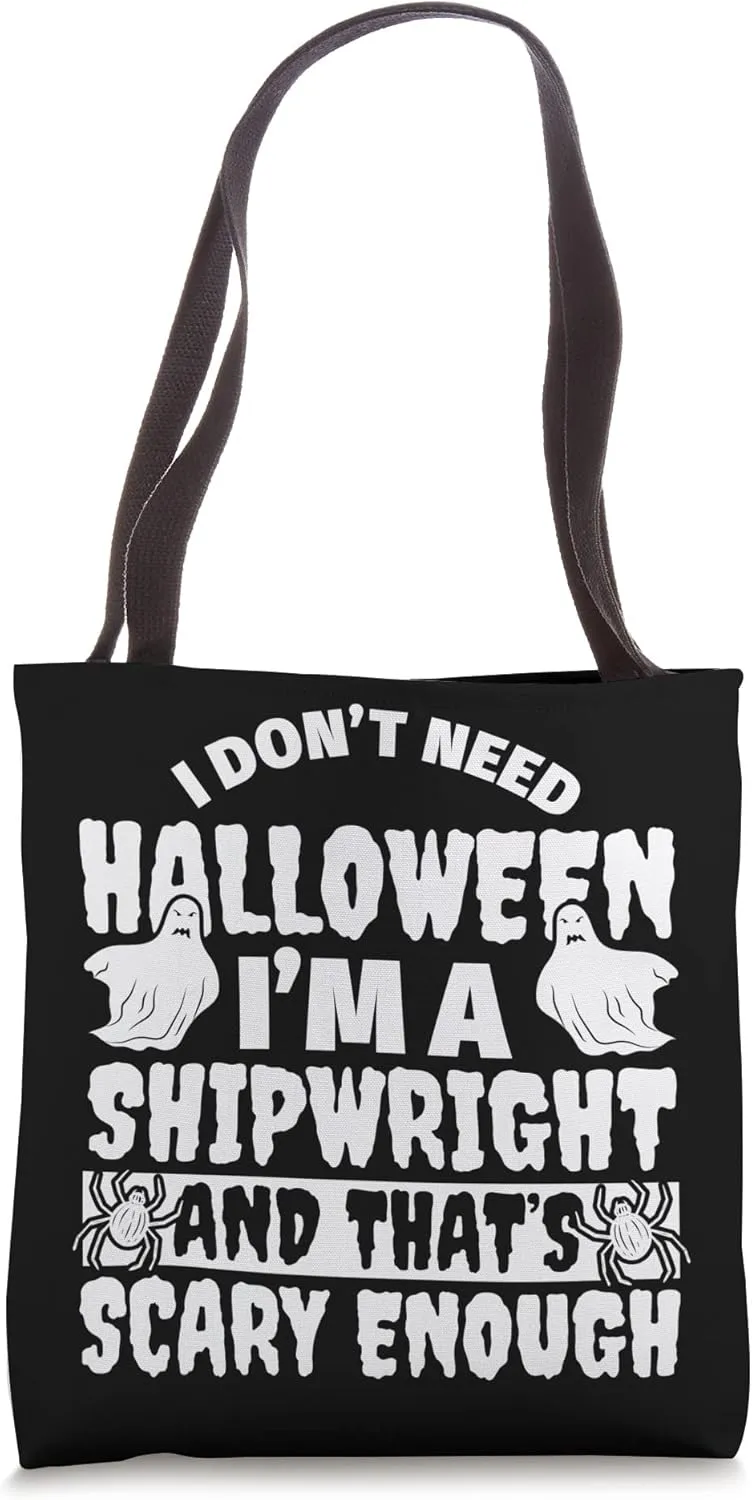 SHIPWRIGHT Halloween Funny Tote Bag