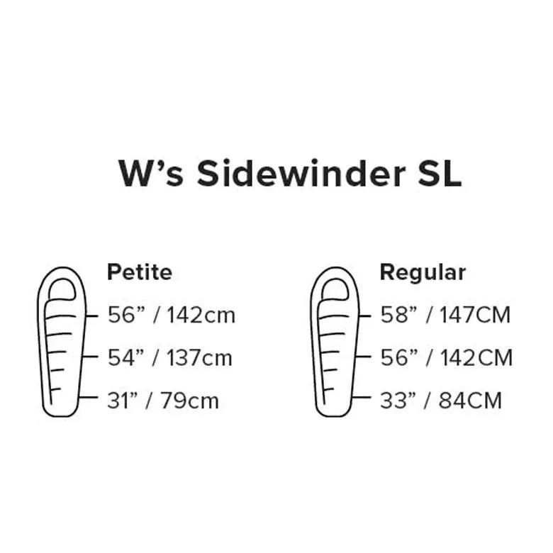 Sidewinder SL 20° Sleeping Bag (20F / -7C) (Women's)