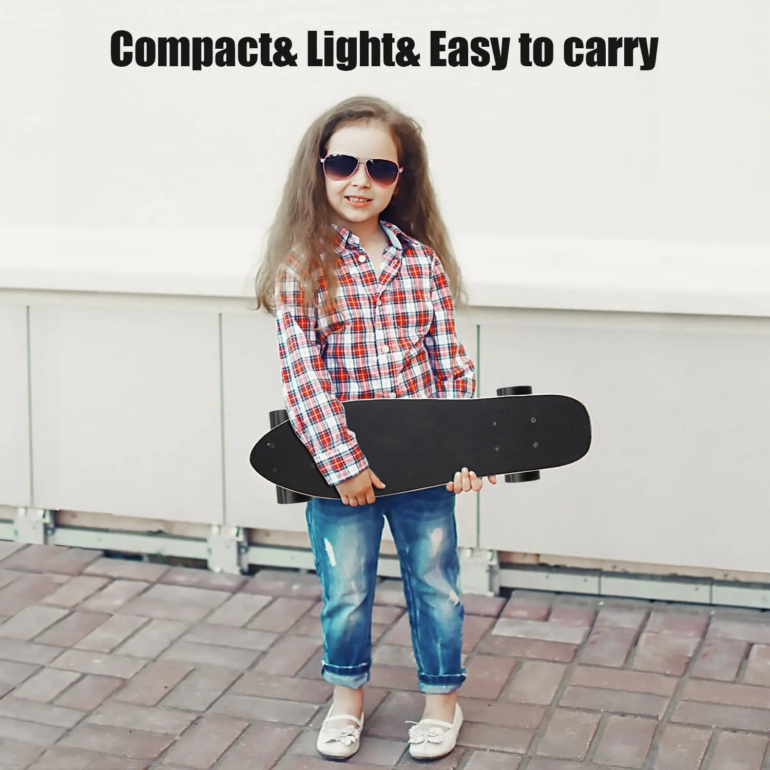 Skateboard Complete Skateboards 22 Inch Mini Cruiser Skateboards for Beginners Kids Boys and Girls