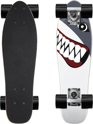 Skateboard Complete Skateboards 22 Inch Mini Cruiser Skateboards for Beginners Kids Boys and Girls