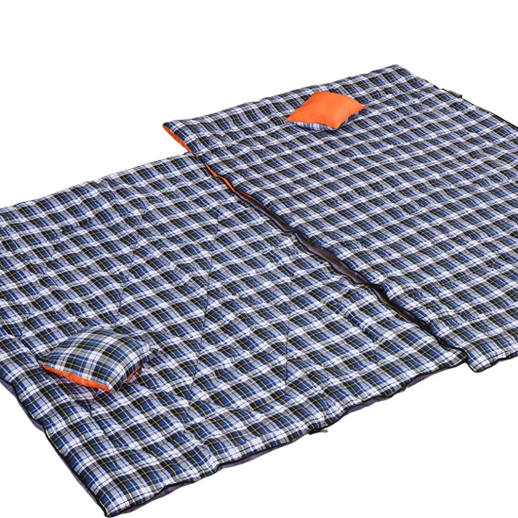 Sleeping Bag -10°C Double Indoor Outdoor Camping Hiking Envelope