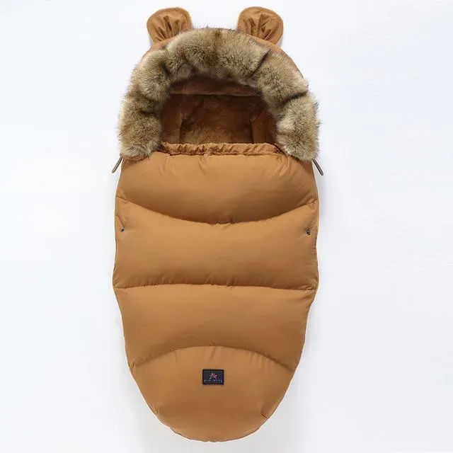 Sleeping Bag Baby Sleepsack For Stoller Thick Blanket Soft Warm Envelope For Newborn Sleep Bags With Footmuff For Baby