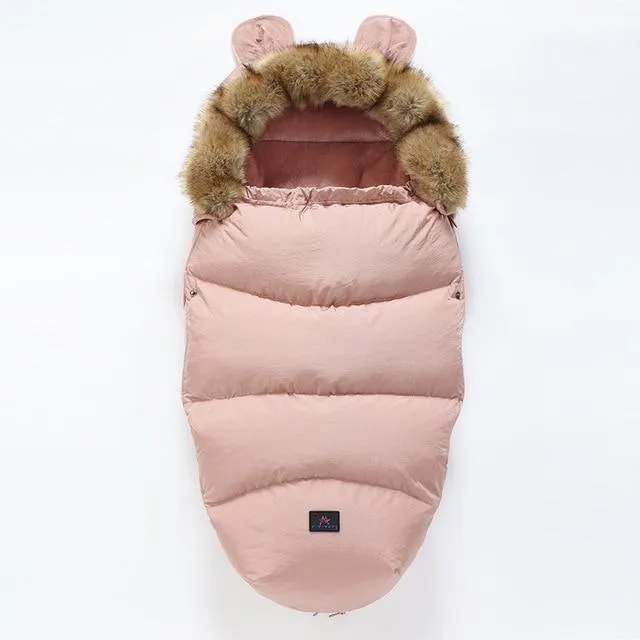 Sleeping Bag Baby Sleepsack For Stoller Thick Blanket Soft Warm Envelope For Newborn Sleep Bags With Footmuff For Baby