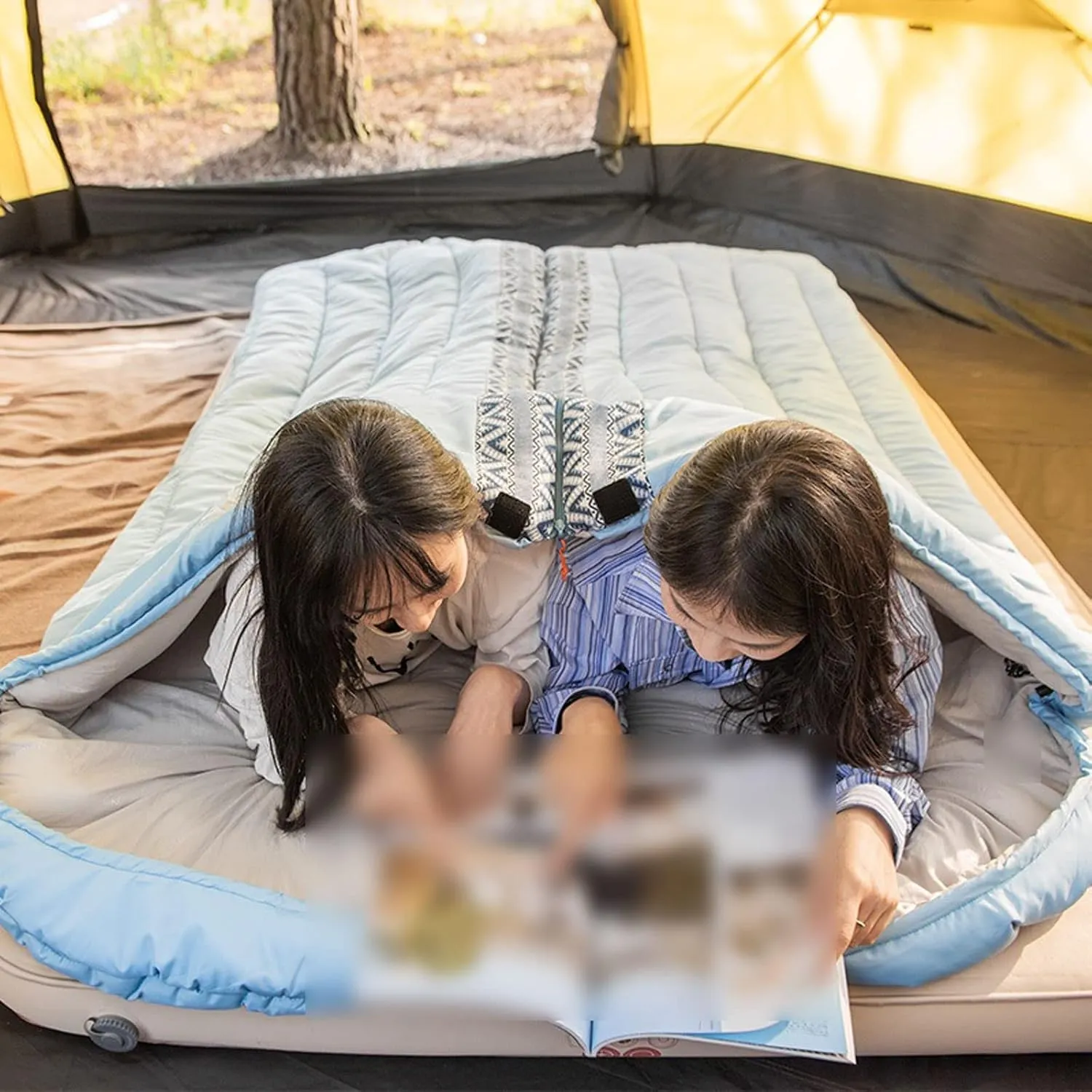 Sleeping Bag Envelope Sleeping Bag with Hood Outdoor Camping Splicable Thermal Sleeping Bag Breathable Tent Sleeping Bag