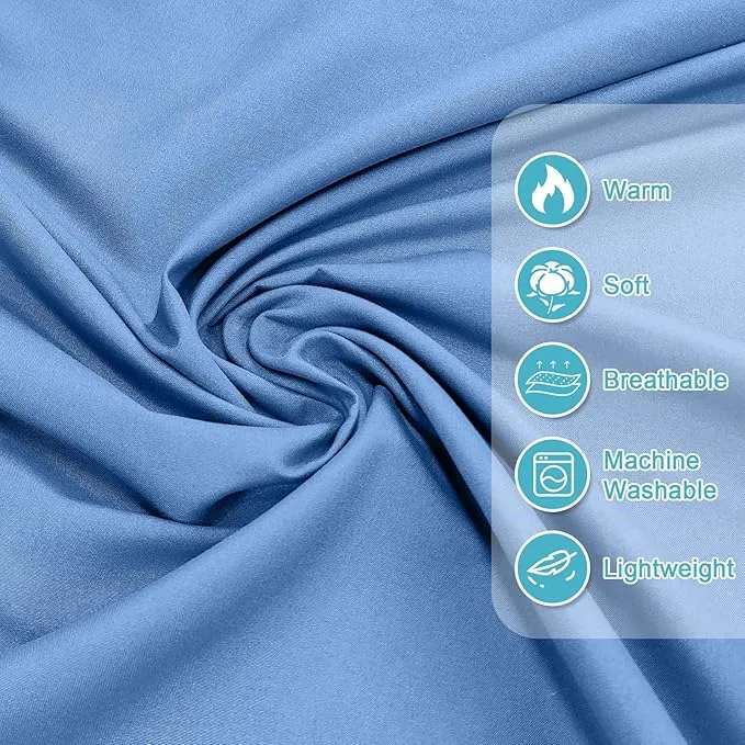 Sleeping Bag Liner, Sleep Sack Travel Sheets, Two-Way-Zipper Expose Feet Separately, Portable Single Camping Sheet for Hotel,Hostels,Business Trips