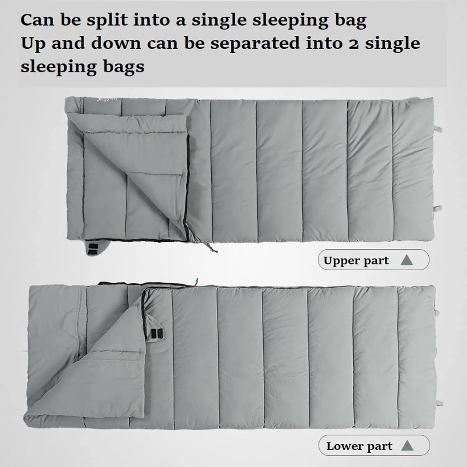 Sleeping Bags Coldproof Double Sleeping Bag for Adult Couples Outdoor Camping Winter Thickening Four Seasons Universal