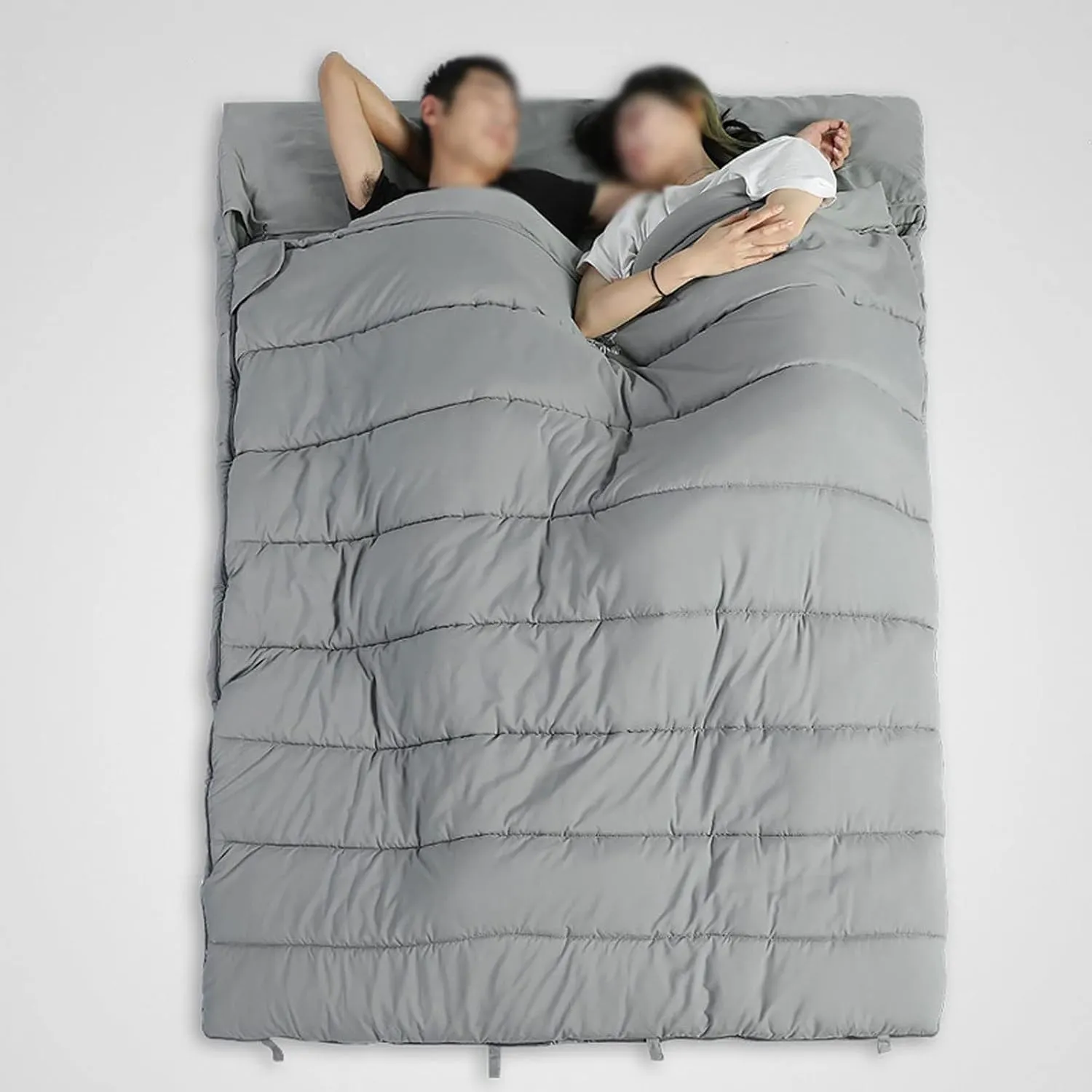 Sleeping Bags Coldproof Double Sleeping Bag for Adult Couples Outdoor Camping Winter Thickening Four Seasons Universal