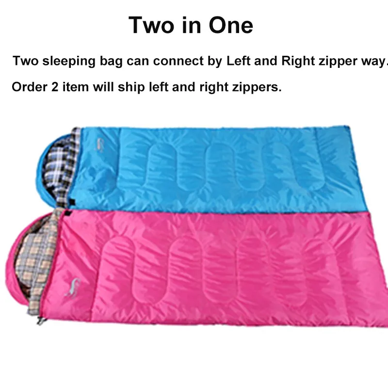 Sleeping Bags with Pillow for Adult Kids Winter Sleeping Bag Warm Lining Hiking Camping Bags