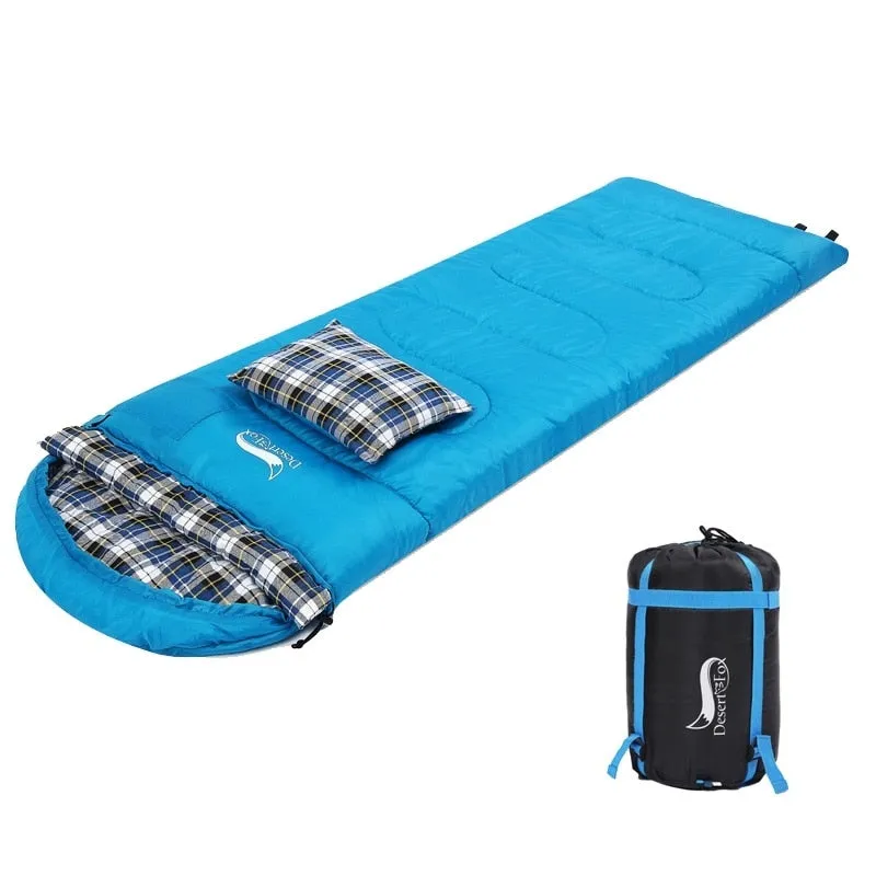 Sleeping Bags with Pillow for Adult Kids Winter Sleeping Bag Warm Lining Hiking Camping Bags