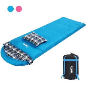 Sleeping Bags with Pillow for Adult Kids Winter Sleeping Bag Warm Lining Hiking Camping Bags