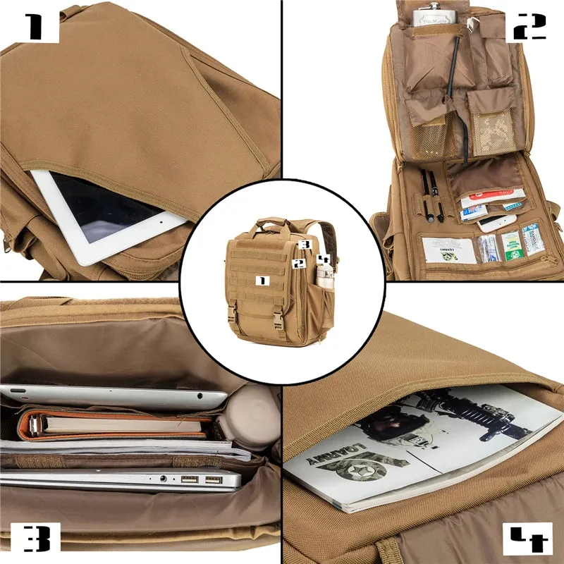 Small Tactical Messenger Backpack | Waterproof