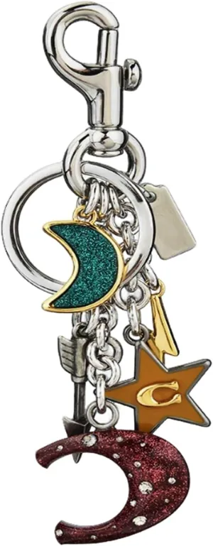 Star Moon Alphabet Keychain, Cute Bag Charm, Purse Accessories for Women