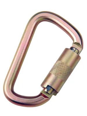 Steel Double Locking Carabiner, Small