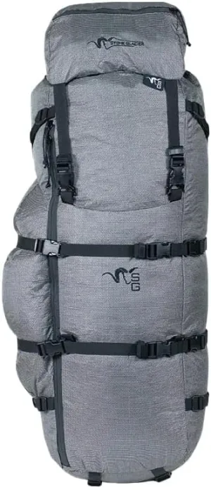 Stone Glacier Terminus 7000 Internal Frame Backpack, 7000 Cubic Inch, Graphite, Ultralight, Tear-Resistant, Made in USA (50085-GT-L)