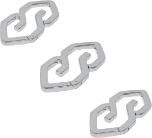 Super S Carabiner Key Chain,Quick Release Dual and Carabiners,Minimalist Key Chain Hook,Modern S Hook Key Chain Clip,Stylish Accessory for Travel,The Best Mountaineering Gift for Friends
