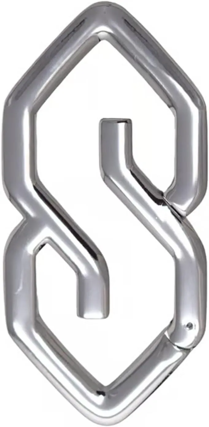 Super S Carabiner Key Chain,Quick Release Dual and Carabiners,Minimalist Key Chain Hook,Modern S Hook Key Chain Clip,Stylish Accessory for Travel,The Best Mountaineering Gift for Friends