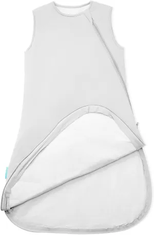 Supersoft Sleep Sack 1.0 TOG, Premium Bamboo Viscose Baby Sleeping Bag 2-Way Zipper Sleep Sack Baby Wearable Blanket