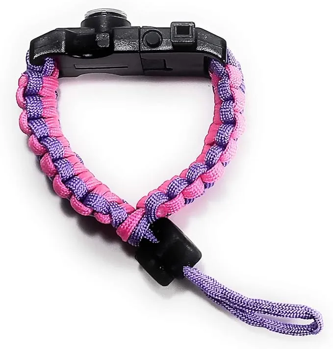 Survival Paracord Bracelet - Tactical Emergency Gear Kit with SOS LED Light, 550 Grade, Adjustable, Multitools, Fire Starter, Compass, and Whistle - Set of 2
