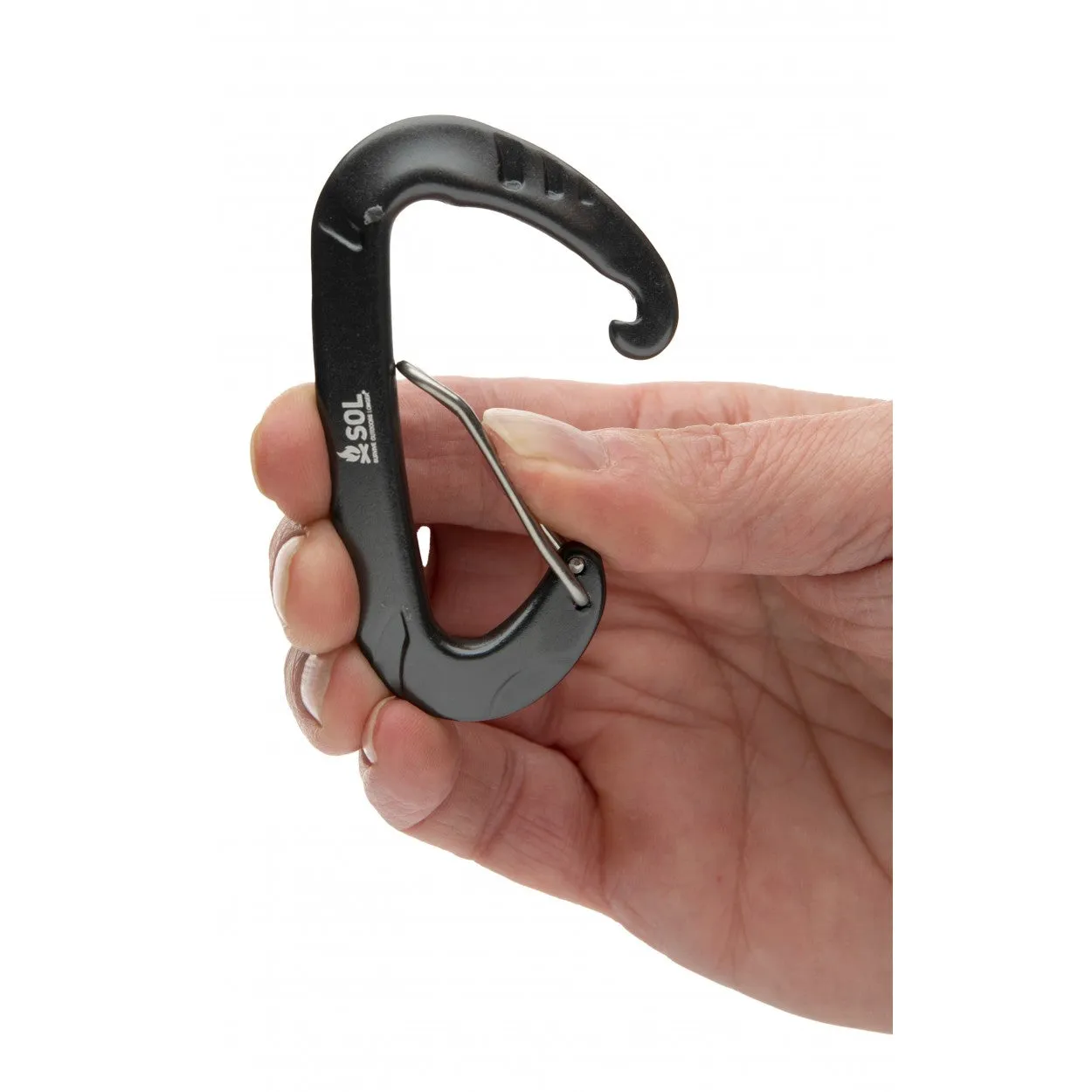 Survive Outdoors Longer - Wiregate Utility Carabiners 8 cm 2 Pack