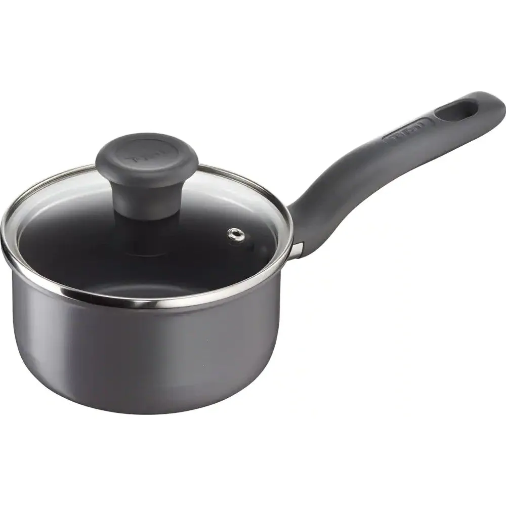 T-FAL 10Pc Hard Titanium Cookware Set - C706SC55