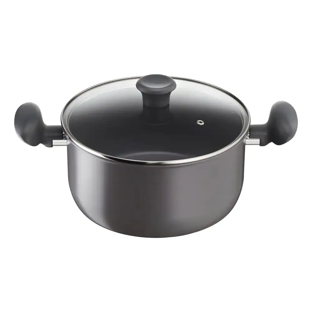T-FAL 10Pc Hard Titanium Cookware Set - C706SC55