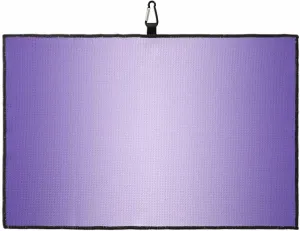 Teamery Golf Towel for Golf Bags, Gradient Violet Purple Simple Abstractive Style Golf Accessories for Men, Cooling Towels with Carabiner Clip, 24x16in Waffle Microfiber Yoga Towel for Gym