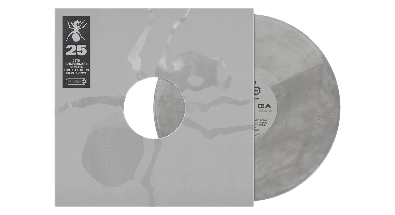 The Prodigy : The Fat Of The Land (25th Anniversary Remixes Silver Vinyl 12")