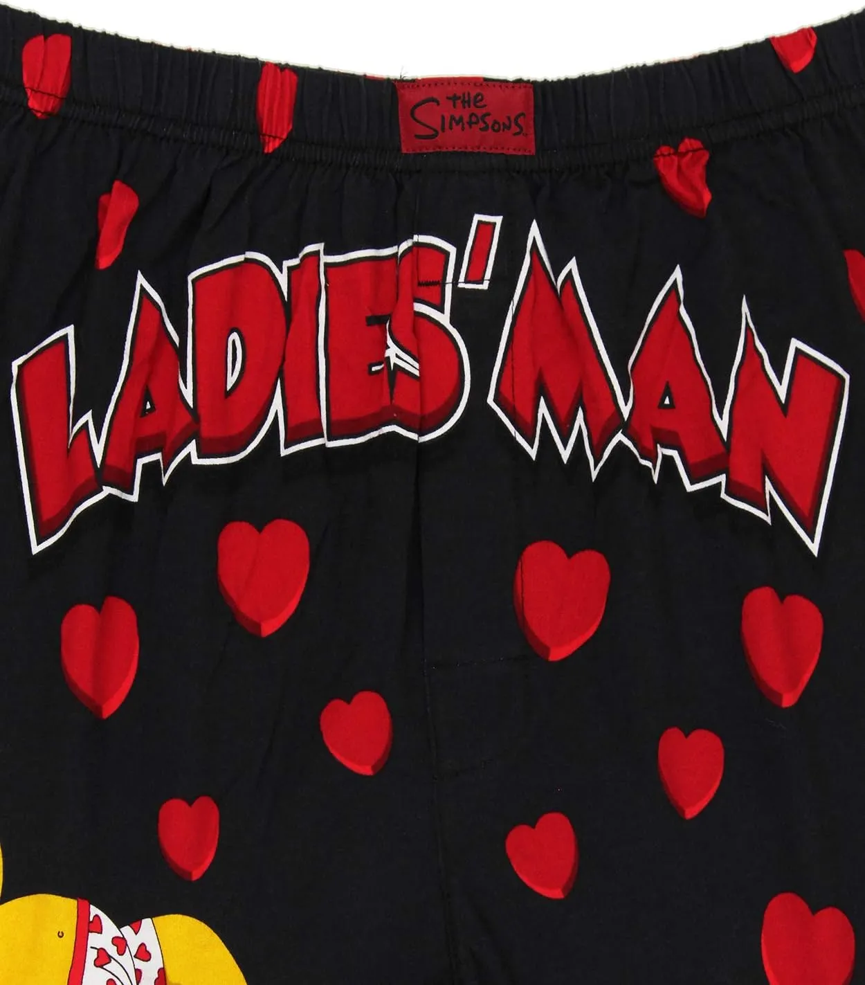 The Simpsons Homer Ladies Man Men's Briefly Stated Boxer Shorts Underwear