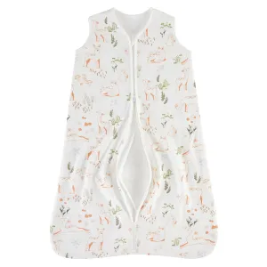 TILLYOU Baby Sleep Sack 18-24 Months TOG 1.5, 100% Cotton Soft Double Zipper Warm Sleeping Sack, Mischievous deer