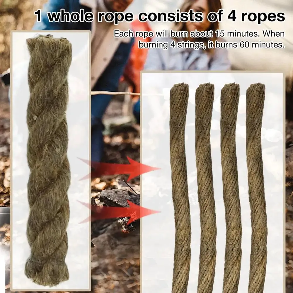 Tinder Rope Survival Fire Starter (5 pcs)