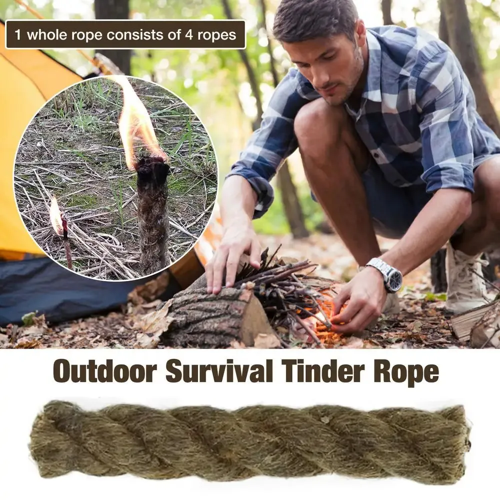 Tinder Rope Survival Fire Starter (5 pcs)