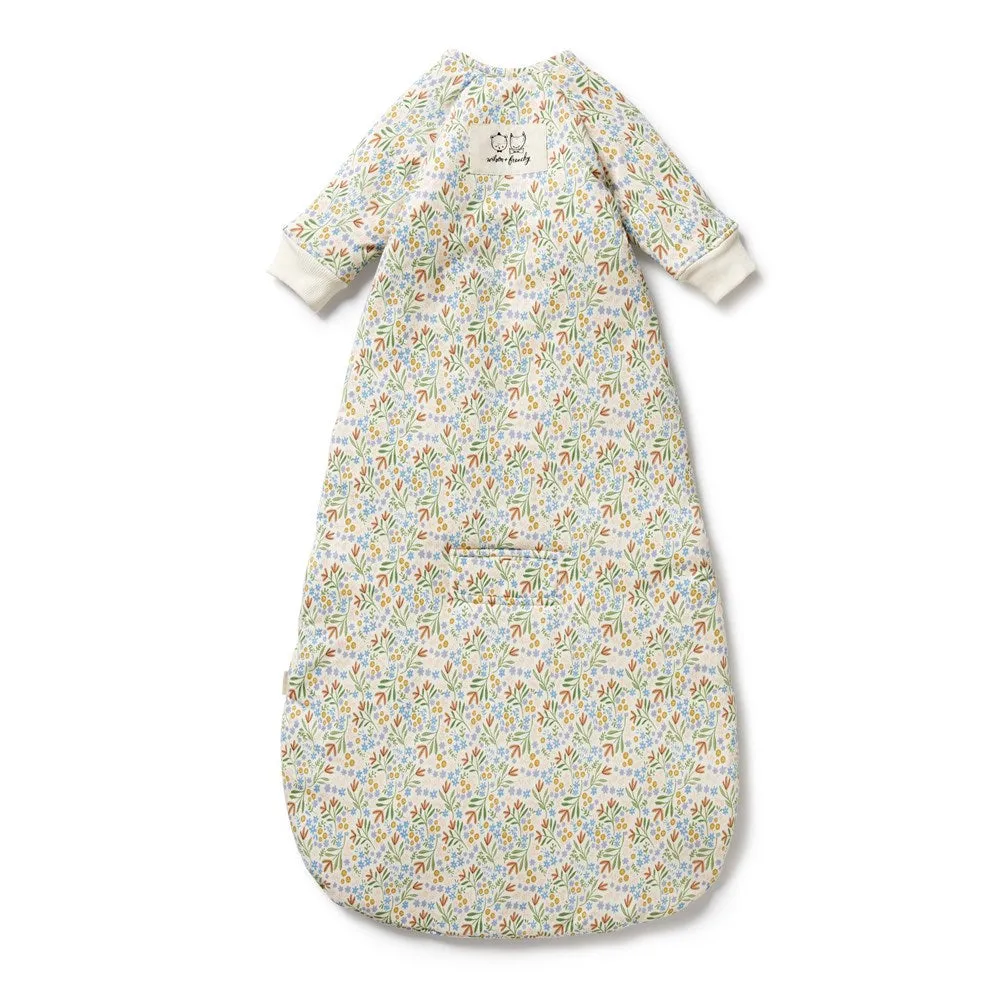 Tinker Floral Organic Long Sleeve Sleeping Bag 3.5 TOG