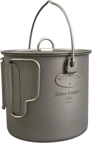 Titanium 1100ml Pot with Bail Handle