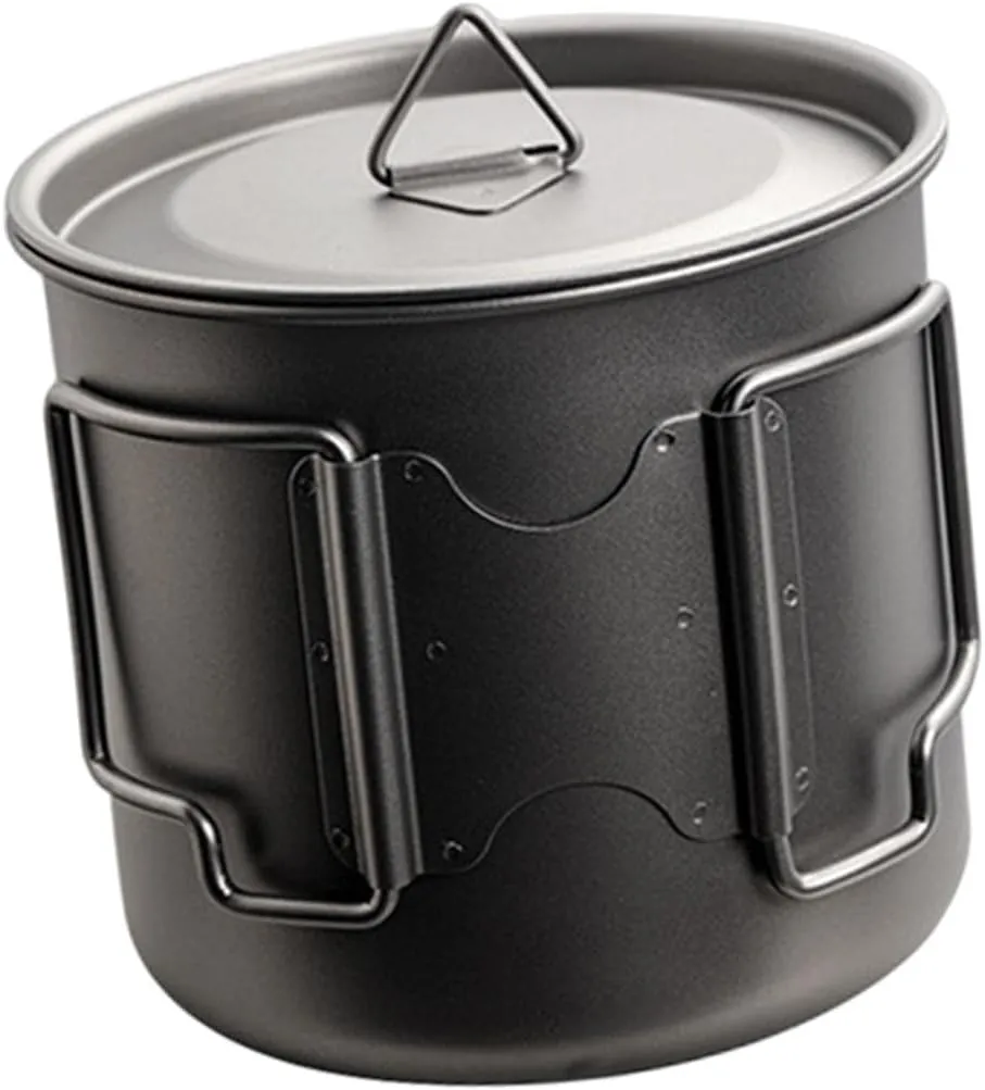 Titanium Camping Pot Set for Backpacking