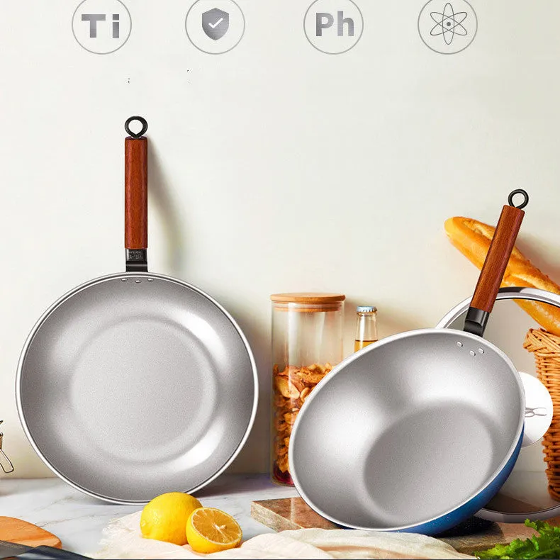 Titanium Cooking Pot Summer special Non-Stick Positive feedback 32CM