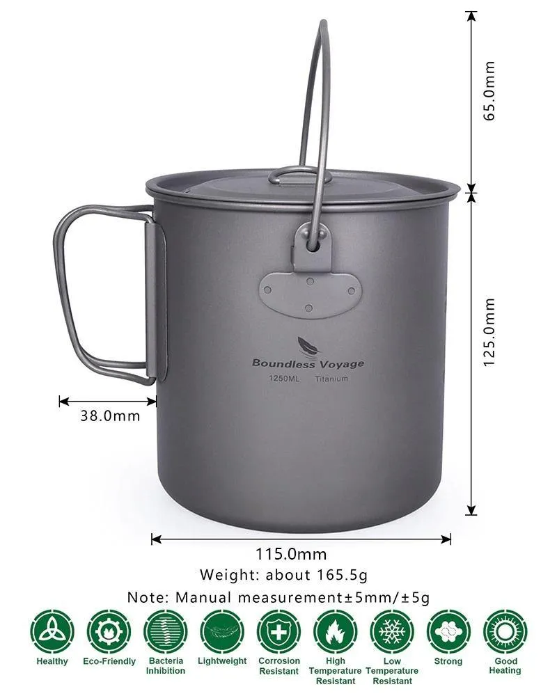 Titanium Hanging Pot
