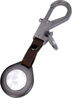 Titanium Keychain for Apple Airtags Metal Alloy case Bottle Opener Carabiner Lost Luggage Cat Dog Pets car Quick Release EDC Key Holder Accessories Finders GPS Ring