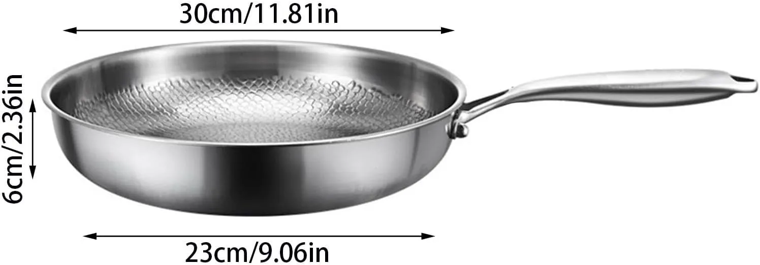 Titanium Pan Pro Taima Titanium Nutri Pan with Lid Multifunctional Pots and Pans Set Non Stick TitaniumFrying Pans for Cooking (C, 30cm)