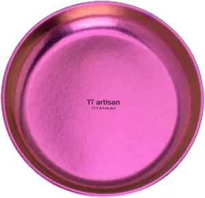 Titanium Plate Camping Picnic Tableware 27fl oz Cooking Utensils Extremely Light Dishes Bowl 110g (TA8220RR)