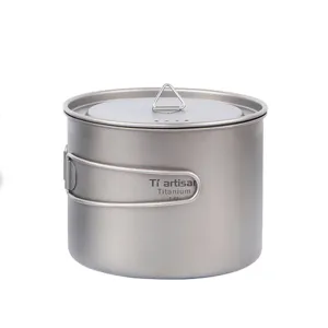 Titanium Pot Portable Folding Cooking Pot